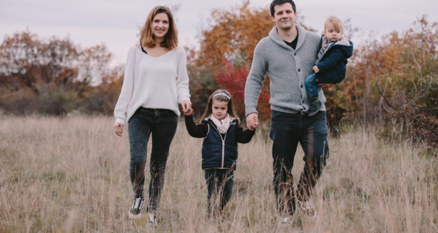 Őszi családi fotózás